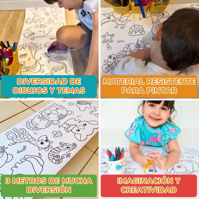 Rollo Creativo - Kit de Arte para Desarrollo Infantil