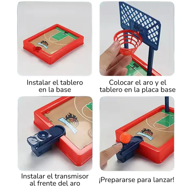 Mini Canasta de Baloncesto de Dedo - Diversión y Habilidad Manual para Niños