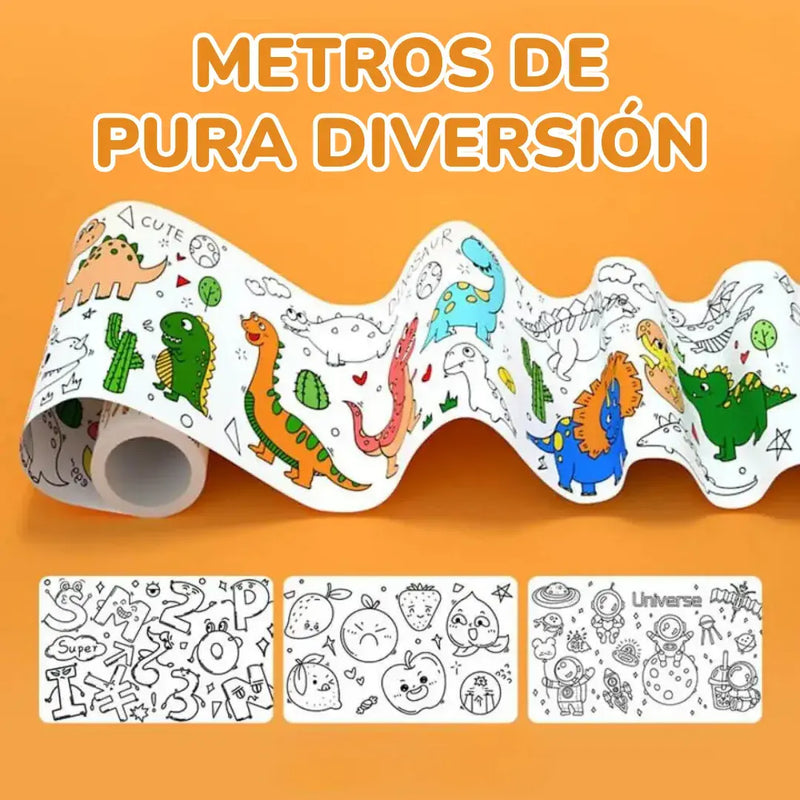 Rollo Creativo - Kit de Arte para Desarrollo Infantil