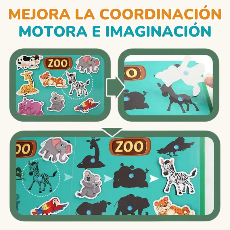 Busy Book - Libro Interactivo Montessori [PARA NIÑOS DE 1 A 9 AÑOS DE EDAD]